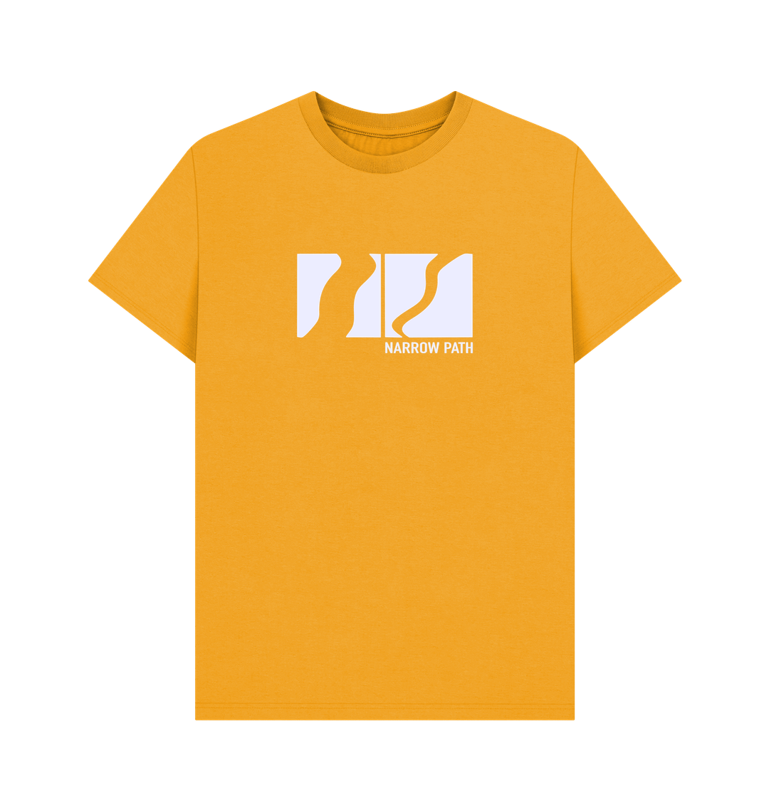 Mustard Printed T-shirt Front