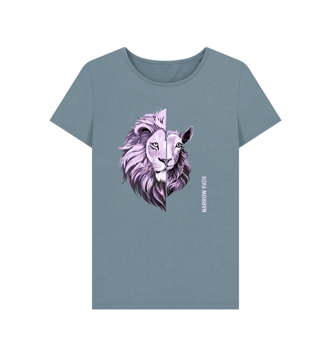 Stone Blue Printed T-shirt