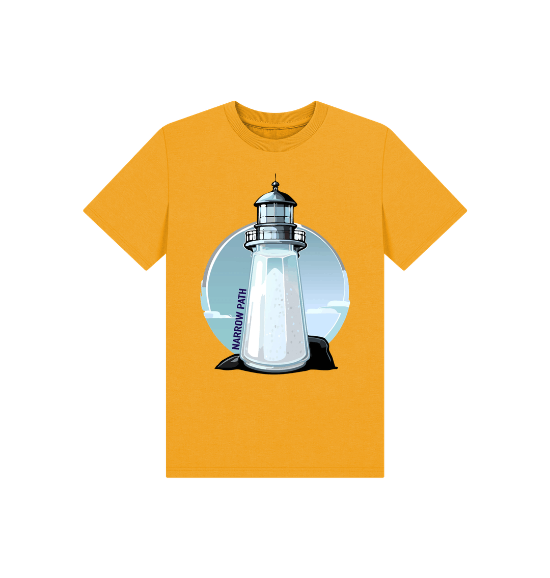 Mustard Printed Kids T-Shirt