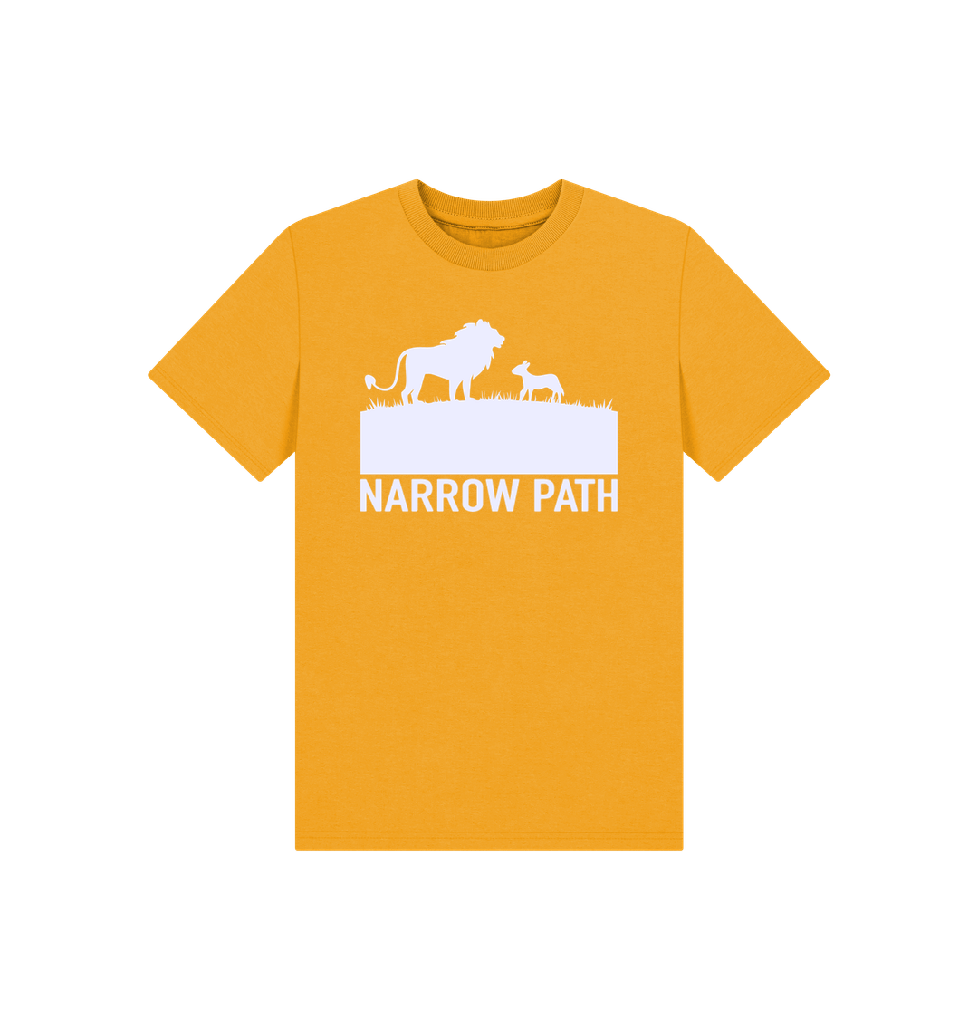 Mustard Printed Kids T-Shirt