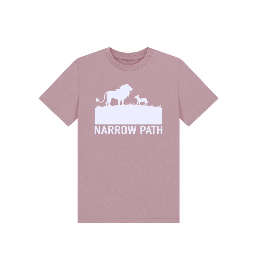 Mauve Printed Kids T-Shirt