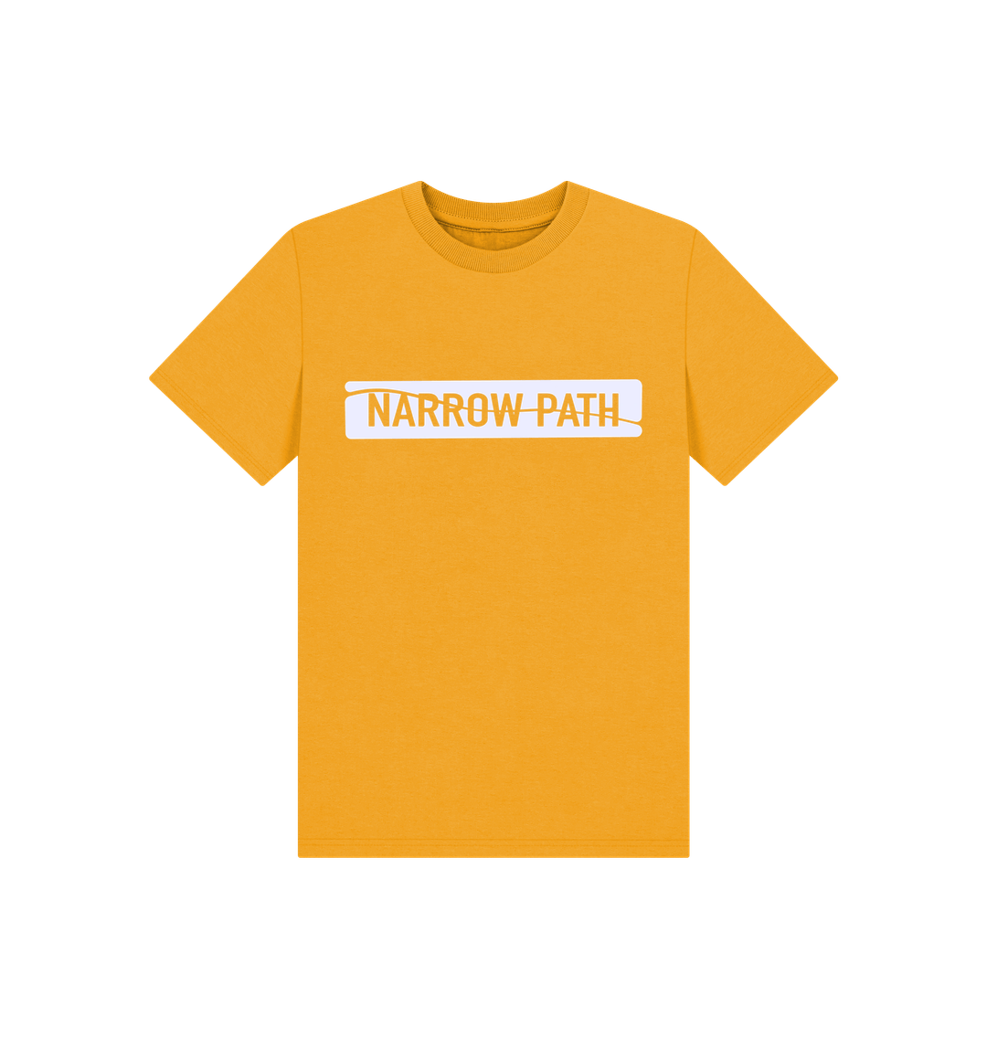 Mustard Printed Kids T-Shirt