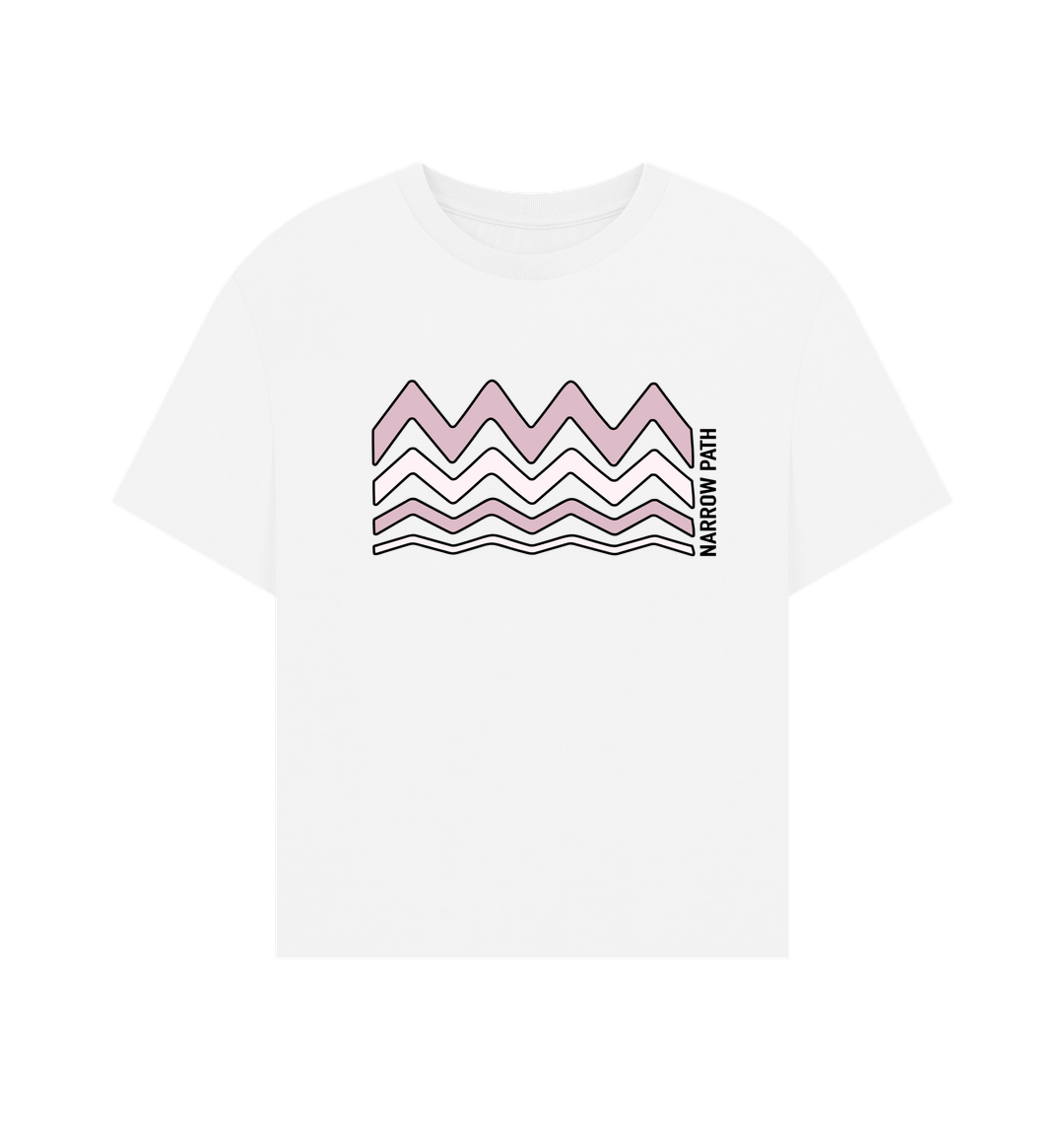 White Printed T-shirt Front