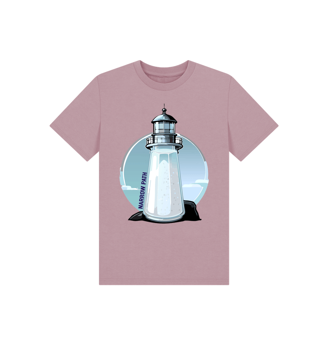 Mauve Printed Kids T-Shirt