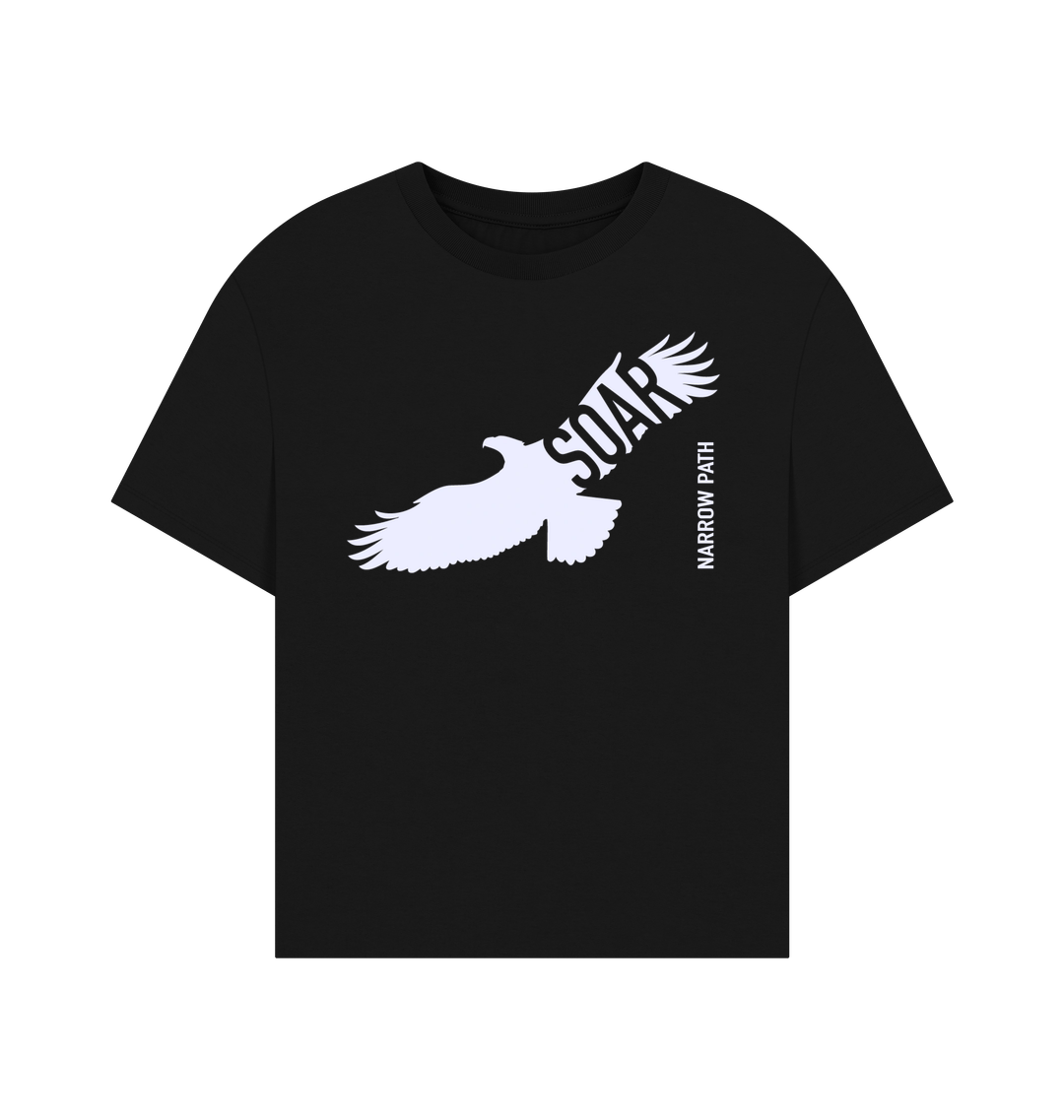 Black Printed T-shirt Front
