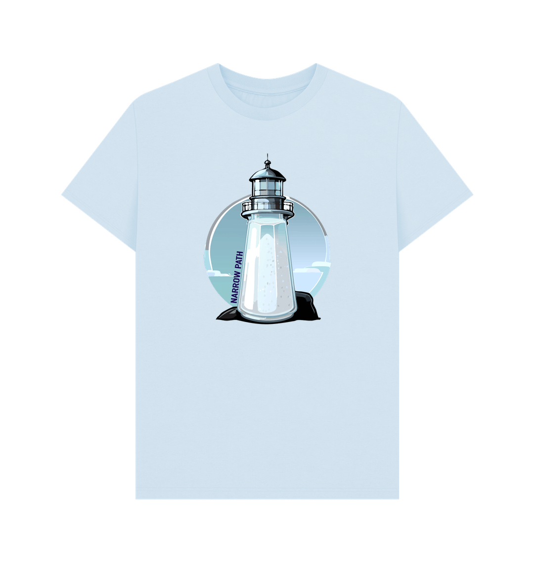 Sky Blue Printed T-shirt