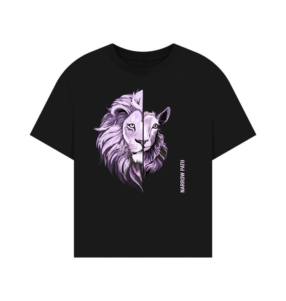 Black Printed T-shirt Front
