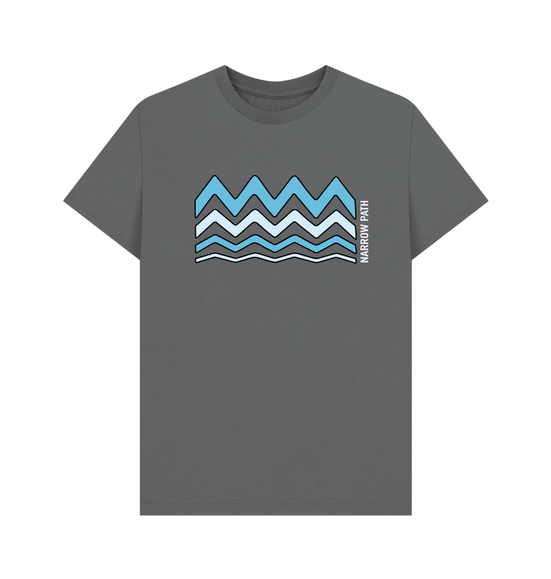 Slate Grey Printed T-shirt