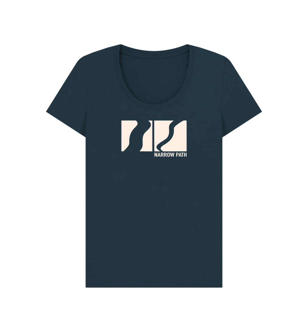 Denim Blue Printed T-shirt