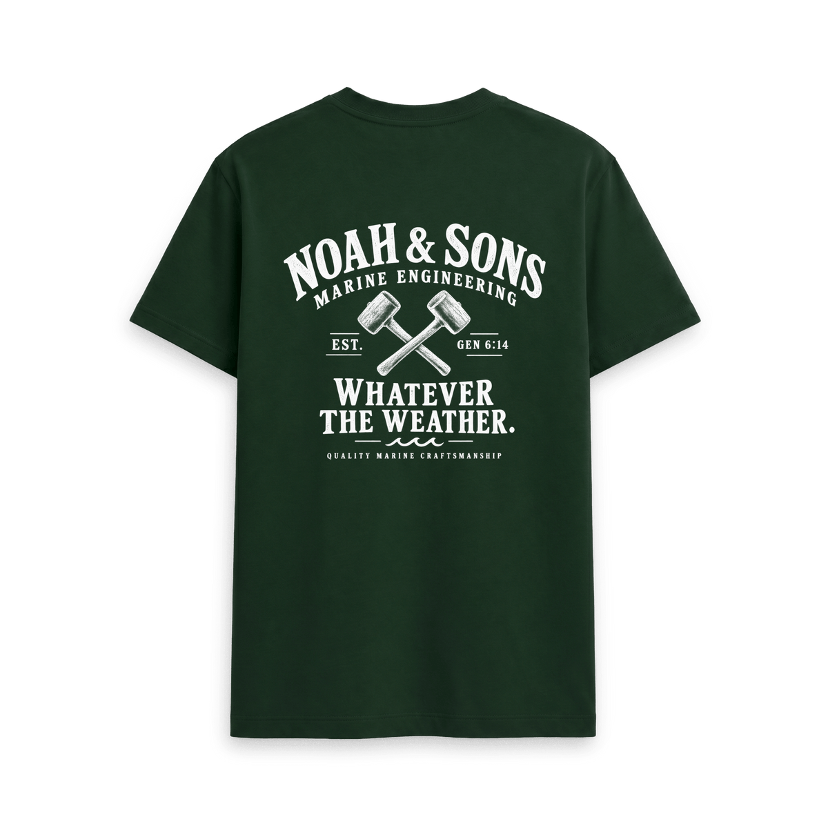 Evergreen Printed T-shirt Back