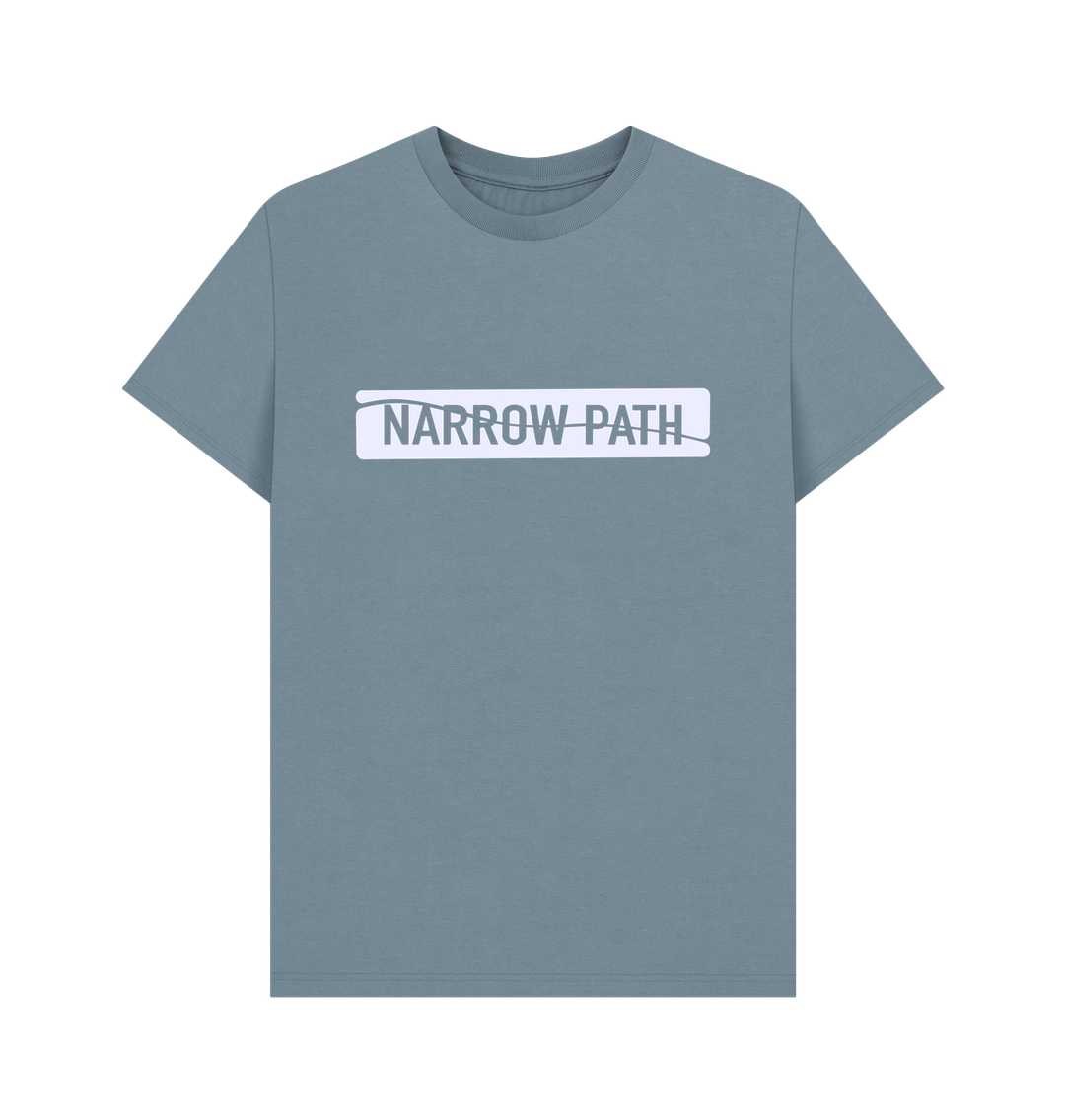 Stone Blue Printed T-shirt