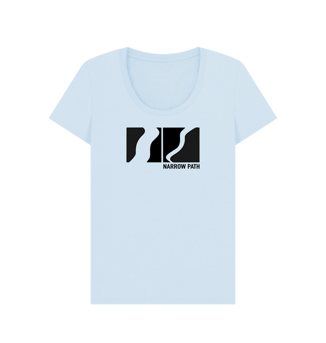 Sky Blue Printed T-shirt
