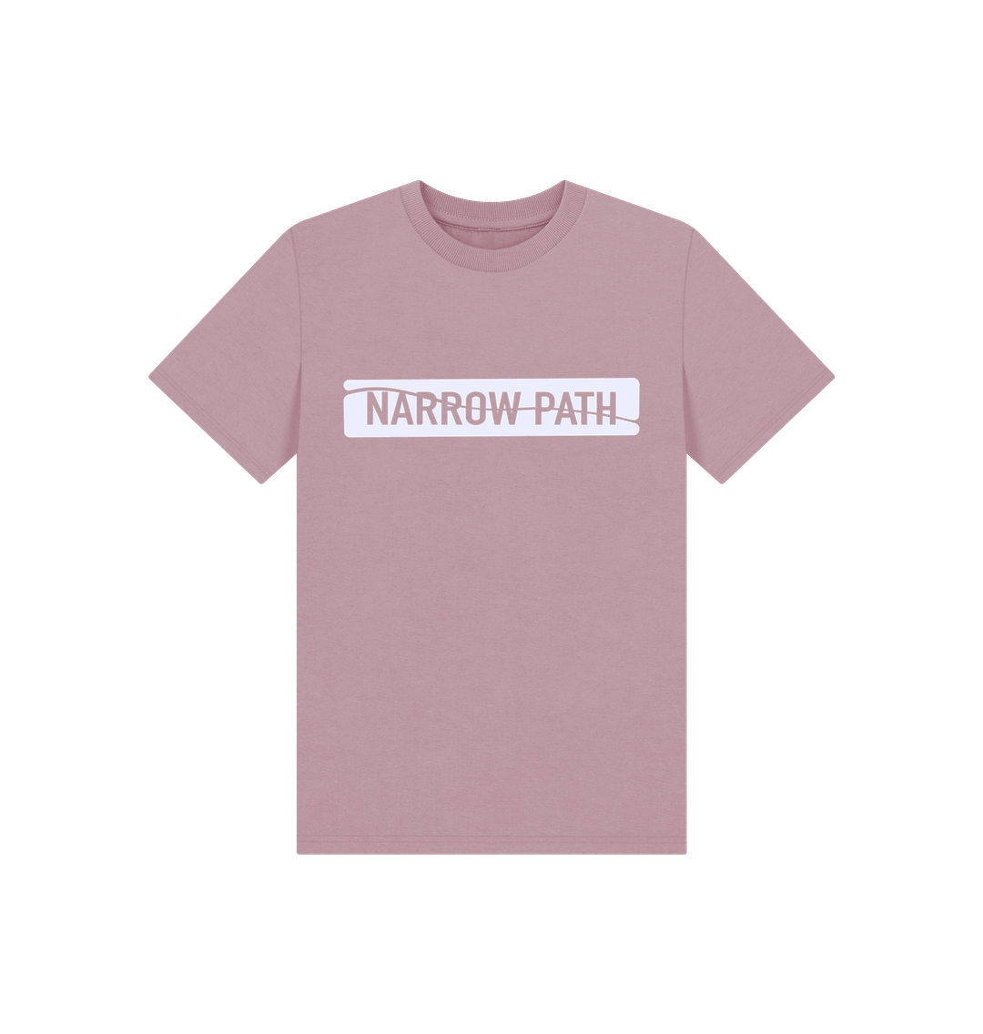 Mauve Printed Kids T-Shirt