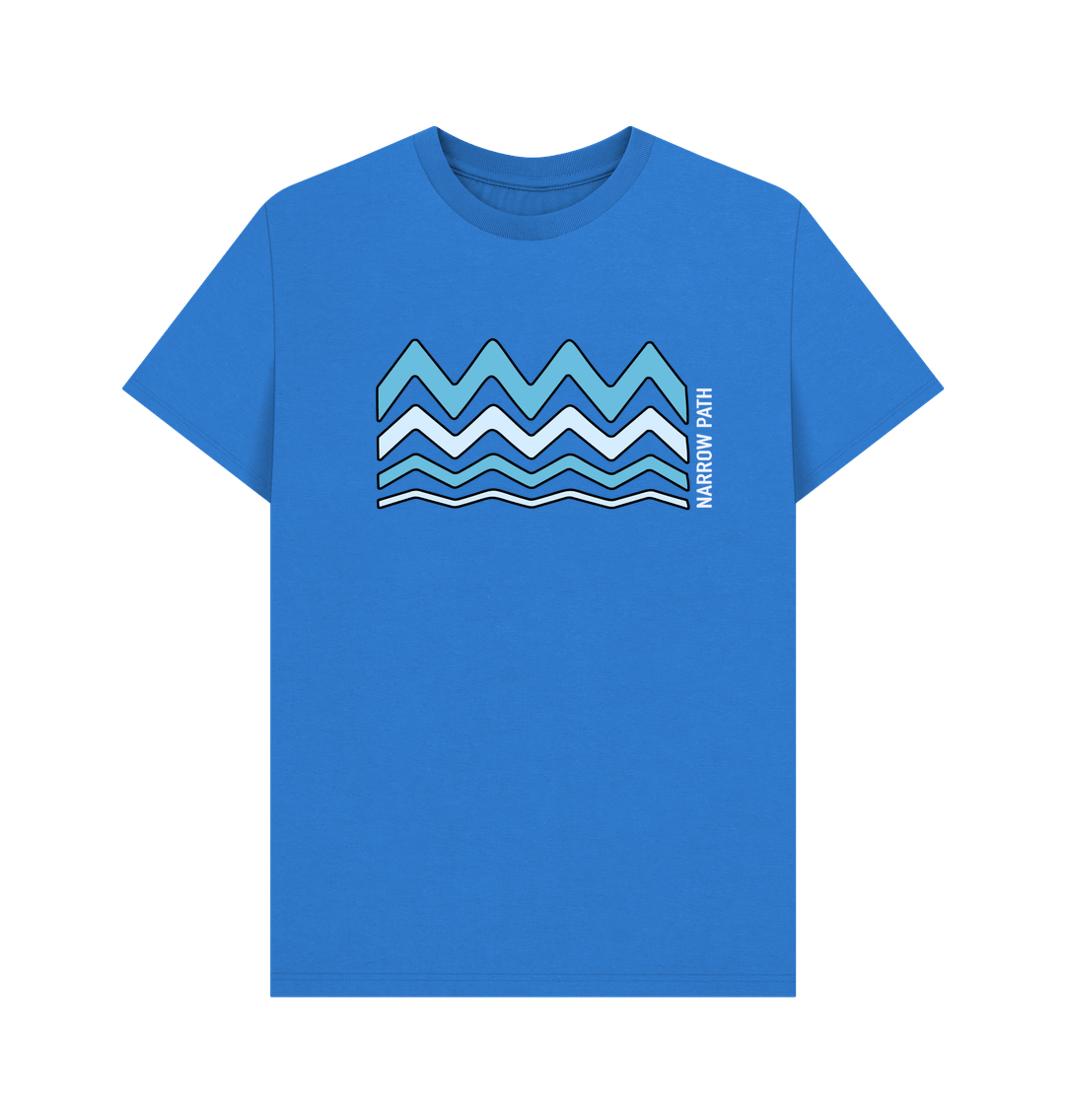 Bright Blue Printed T-shirt