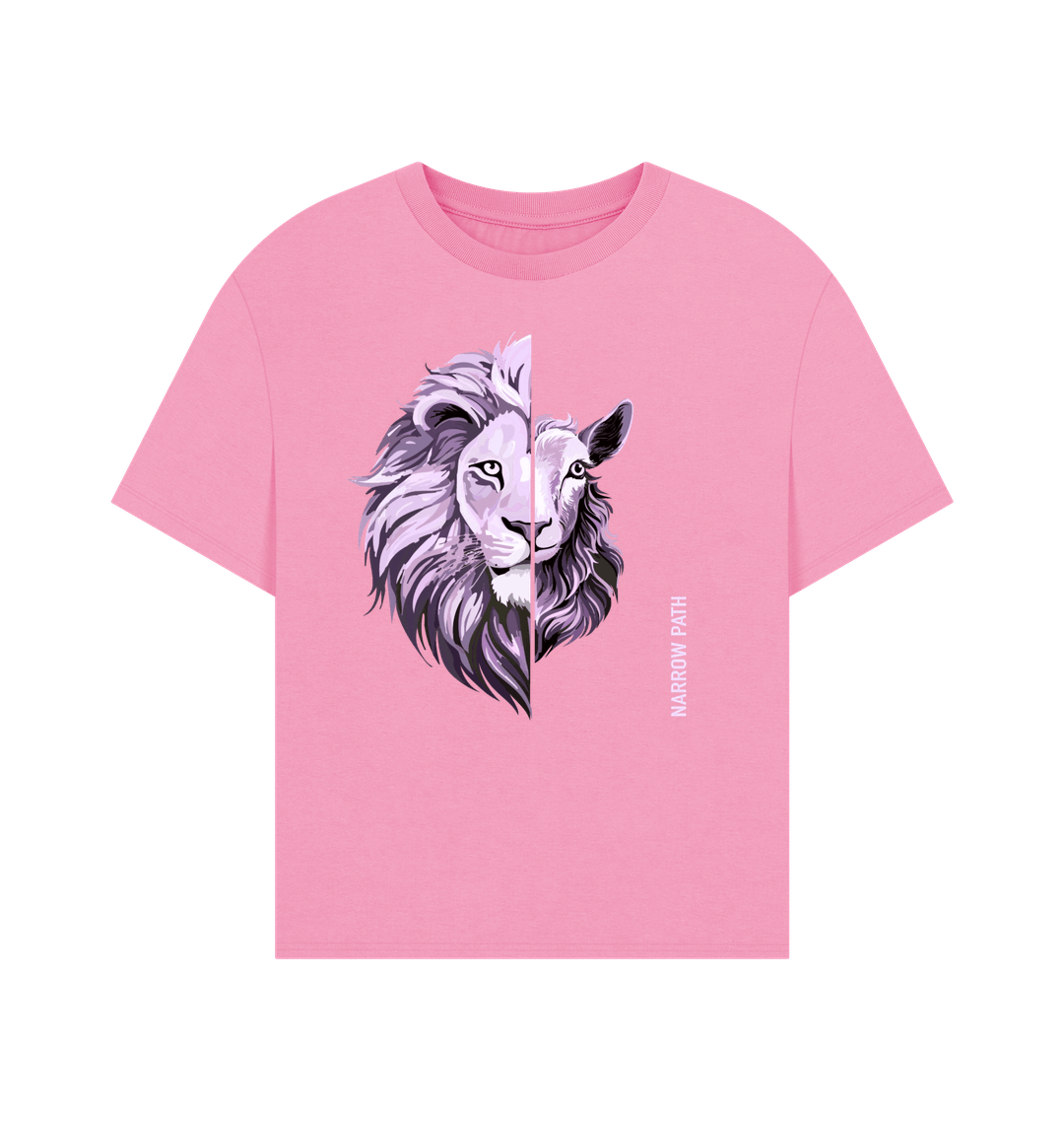 Rose Pink Printed T-shirt Front