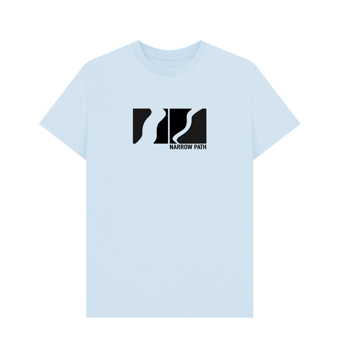 Sky Blue Printed T-shirt