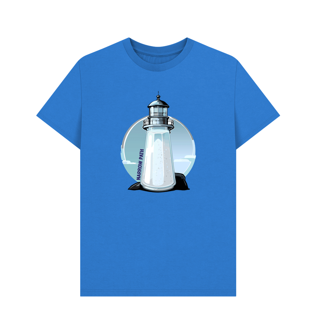 Bright Blue Printed T-shirt