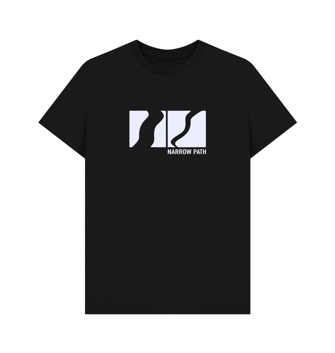 Black Printed T-shirt Front