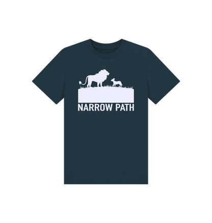 Denim Blue Printed Kids T-Shirt