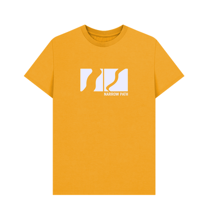 Mustard Printed T-shirt Front