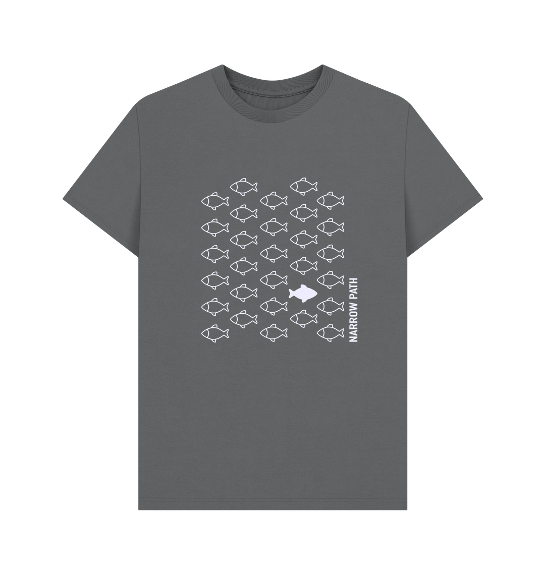 Slate Grey Printed T-shirt