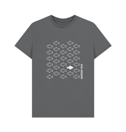 Slate Grey Printed T-shirt
