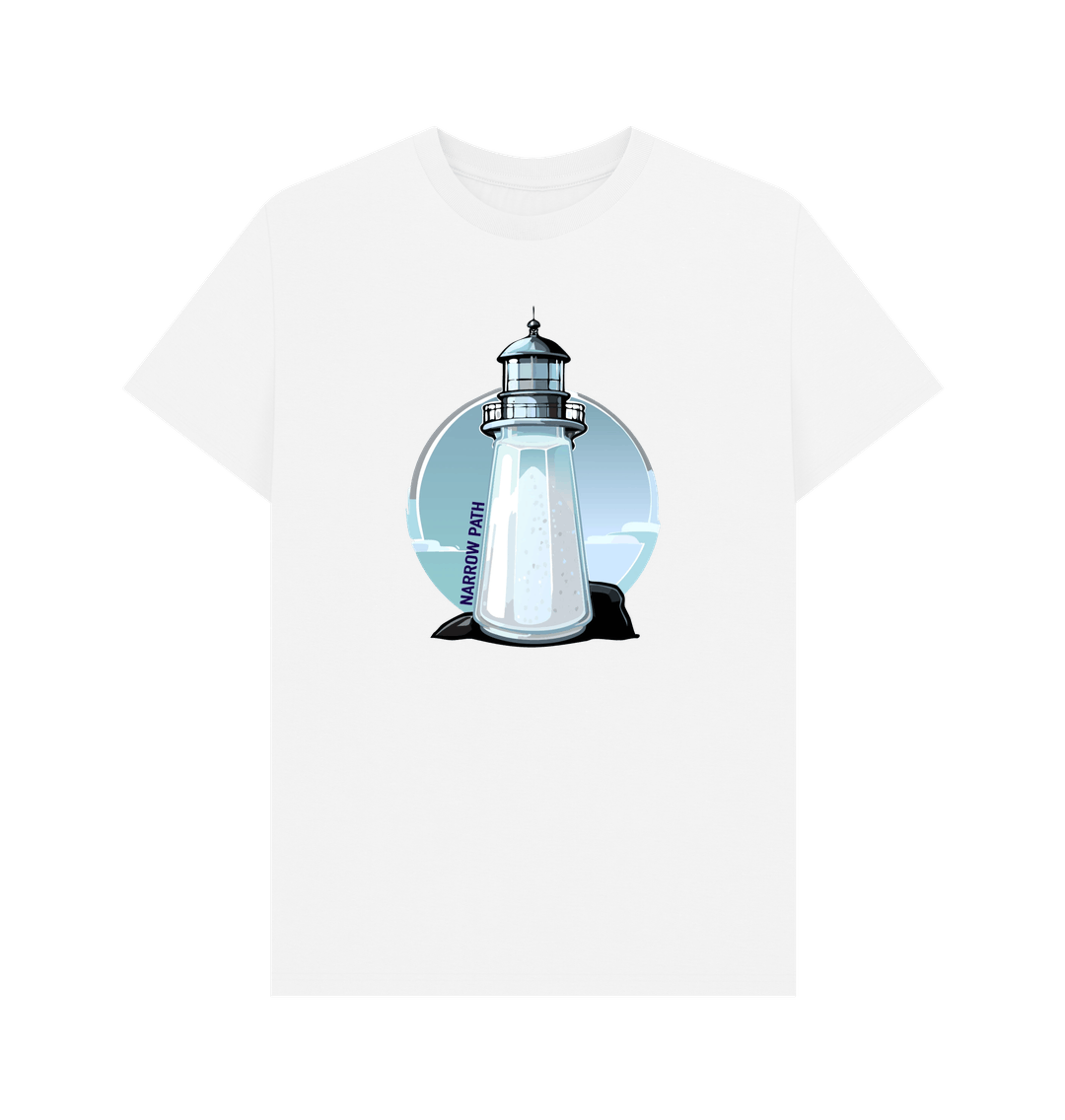 White Printed T-shirt Front