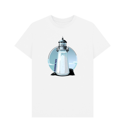 White Printed T-shirt Front