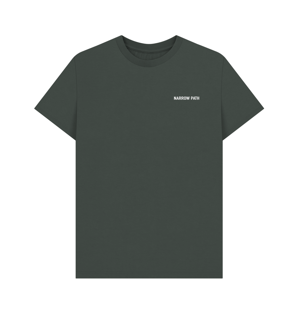 Dark Grey Printed T-shirt Front