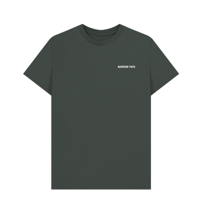 Dark Grey Printed T-shirt Front
