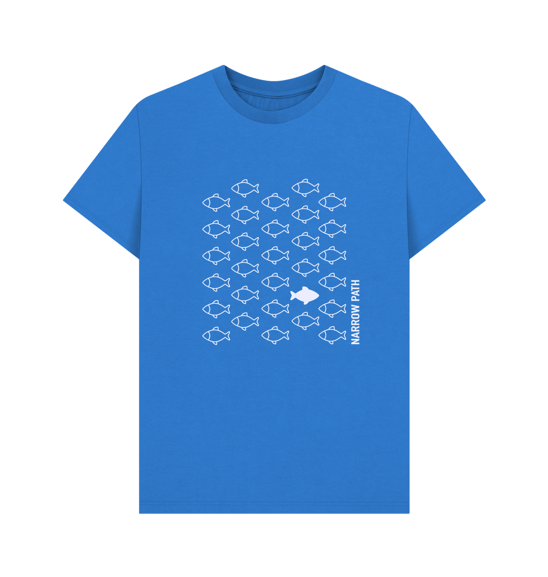 Bright Blue Printed T-shirt