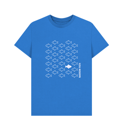 Bright Blue Printed T-shirt