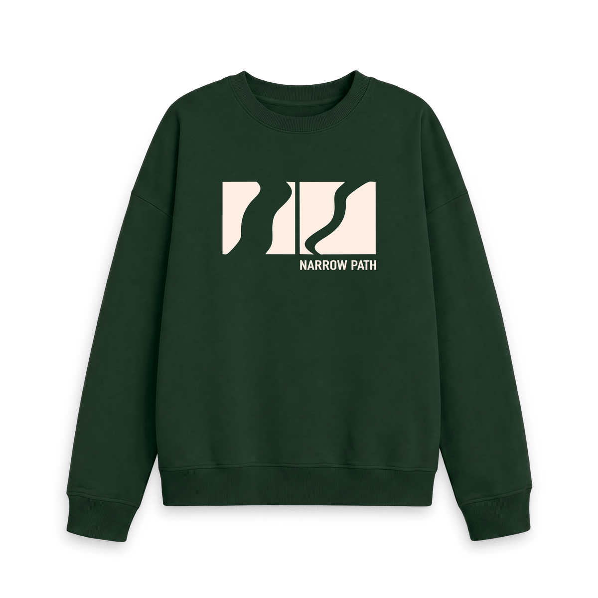 Evergreen Printed Sweater Front