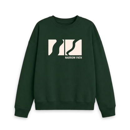 Evergreen Printed Sweater Front