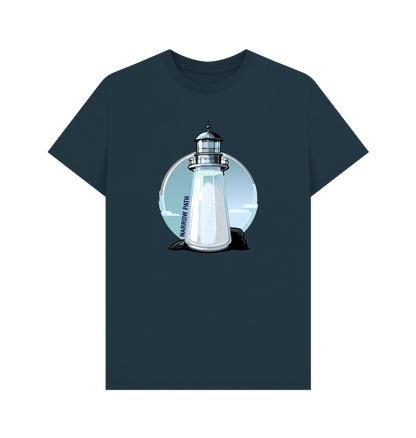 Denim Blue Printed T-shirt