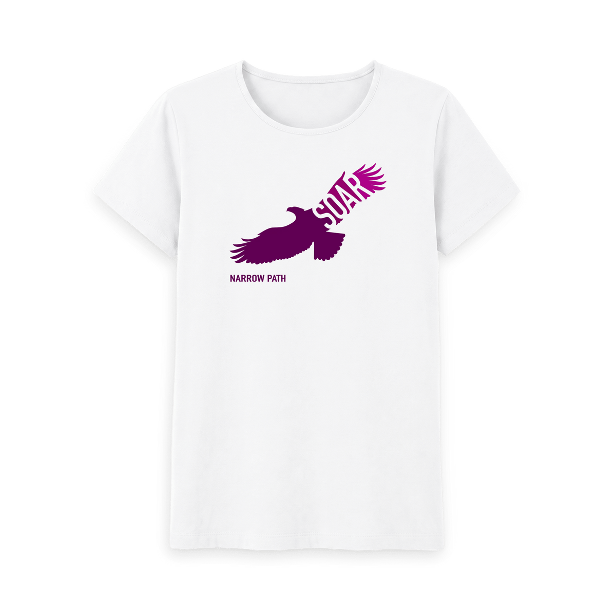 White Printed T-shirt Front