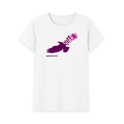 White Printed T-shirt Front