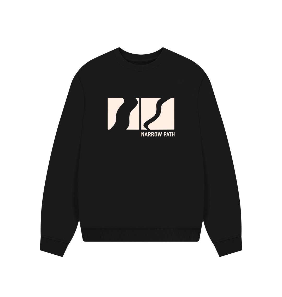 Black Printed Sweater