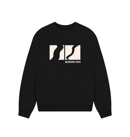Black Printed Sweater
