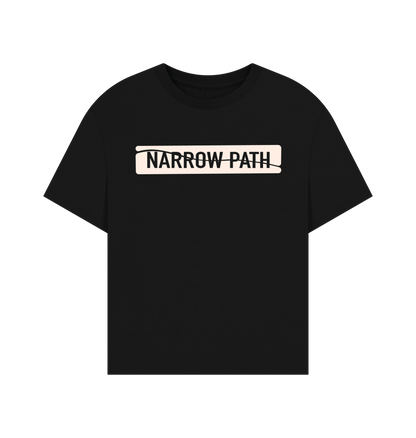 Black Printed T-shirt Front
