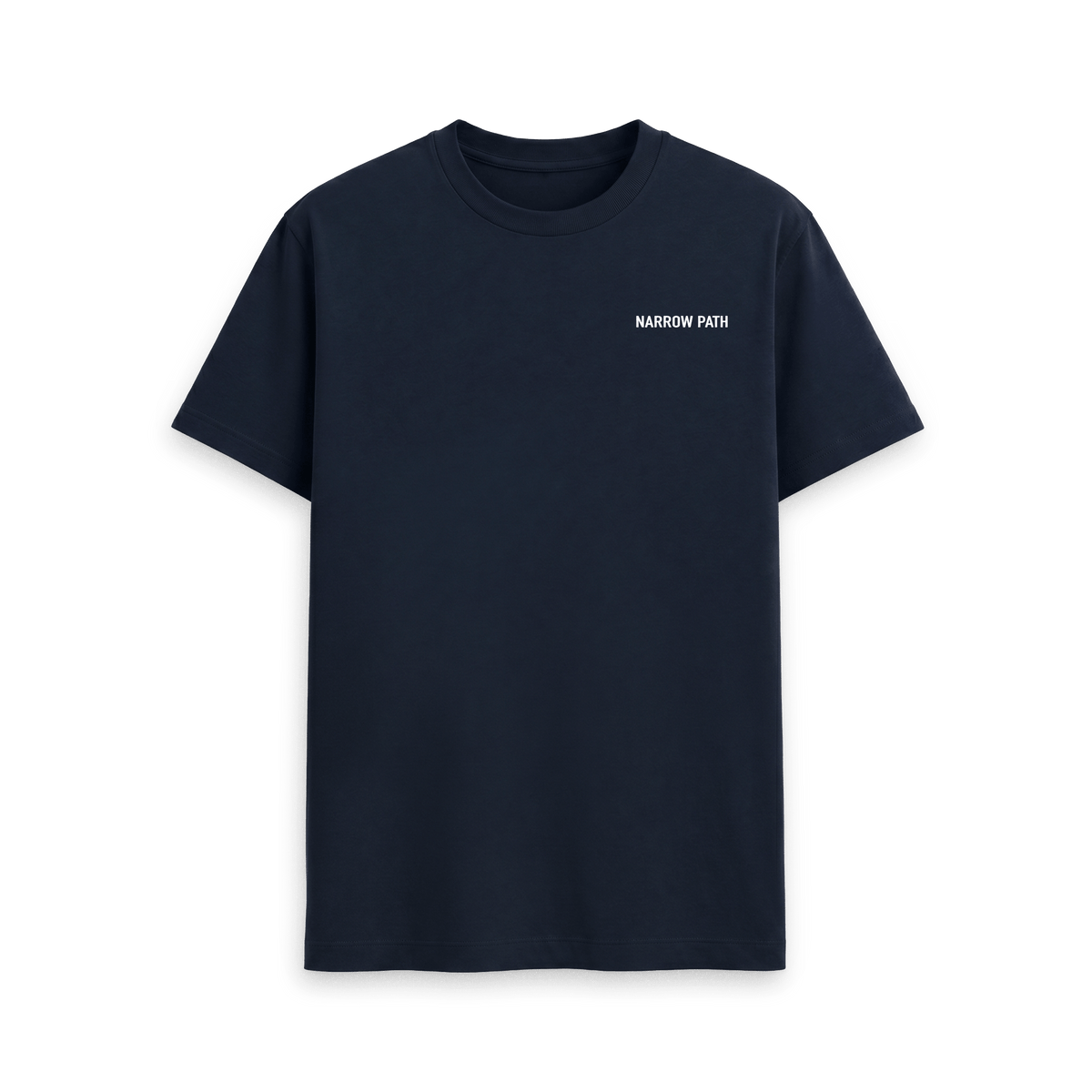 Navy Blue Printed T-shirt Front