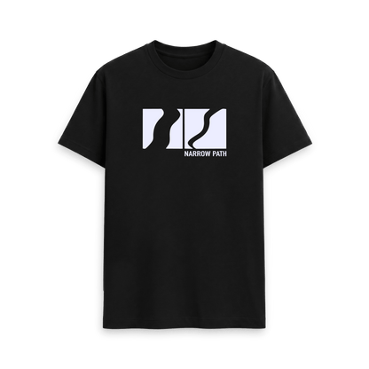 Black Printed T-shirt Front