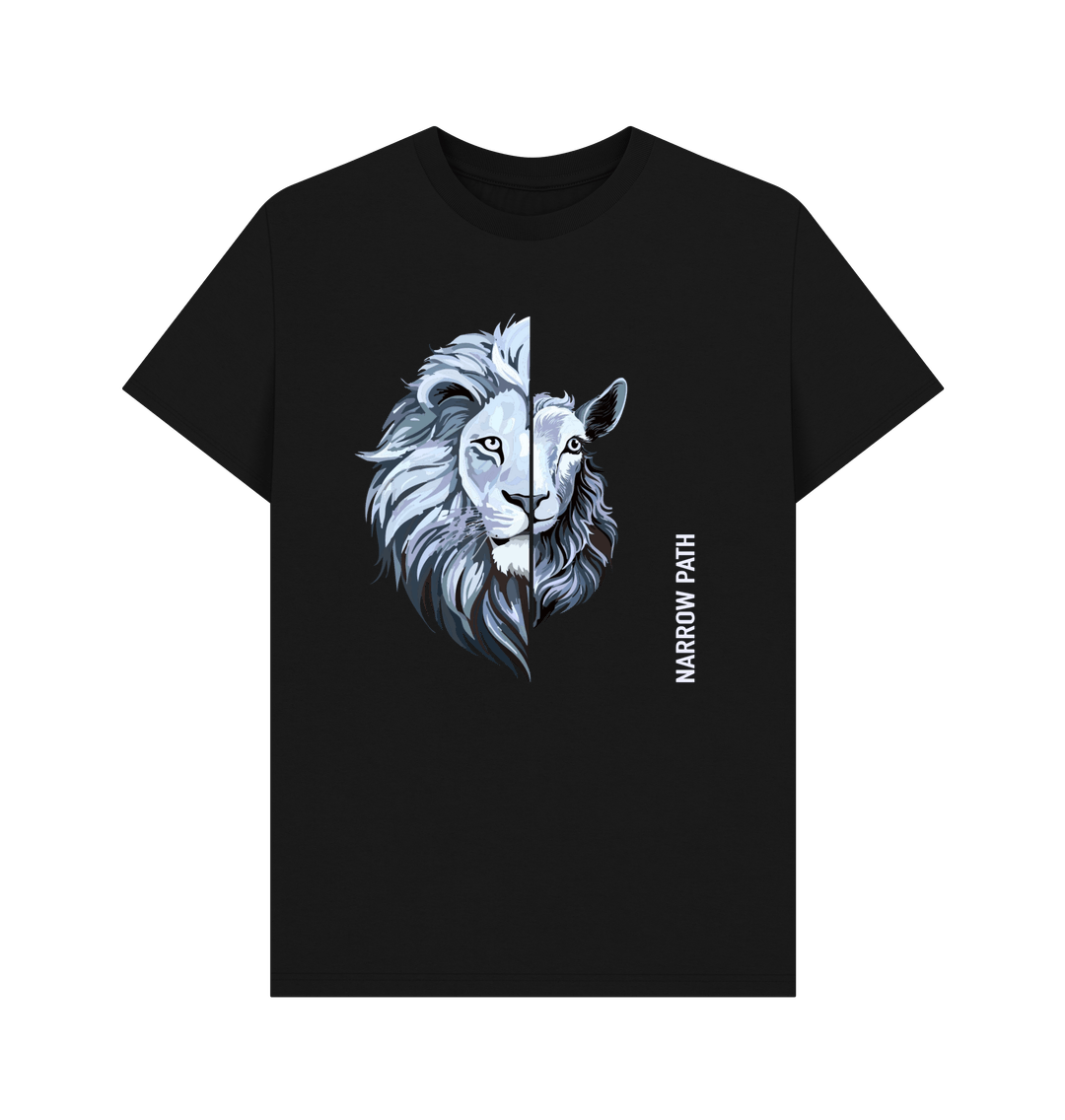Black Printed T-shirt Front