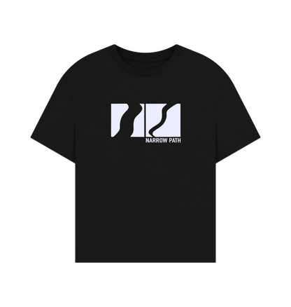 Black Printed T-shirt Front