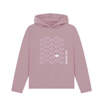 Mauve Printed Hoody