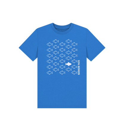 Bright Blue Printed Kids T-Shirt