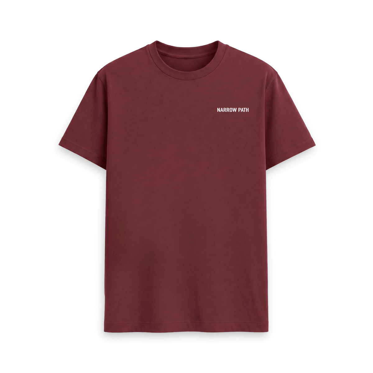 Red Wine Printed T-shirt Front