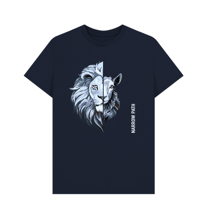 Navy Blue Printed T-shirt Front