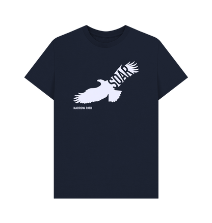 Navy Blue Printed T-shirt