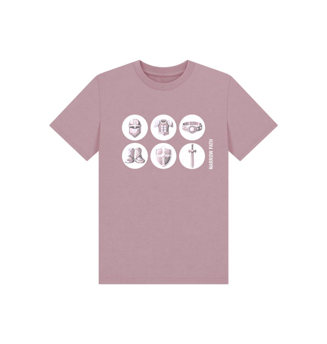 Mauve Printed Kids T-Shirt
